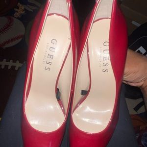 RED GUESS HEELS